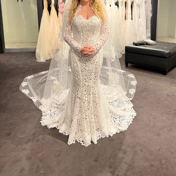 Custom-made handcrafted cathedral veil! - Picture 12 of 16